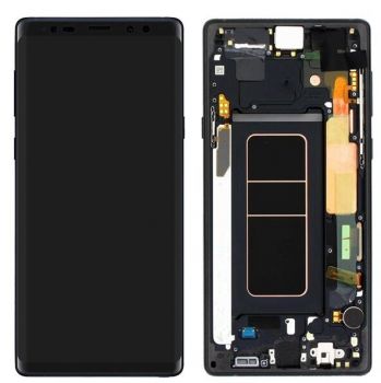Дисплей Samsung N960 (SM-N960F, SM-N960F/DS) Galaxy Note 9 с сенсором (тачскрином) черный с рамкой OLED