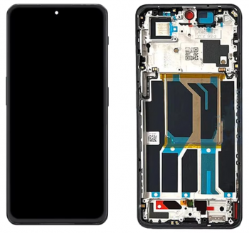 Дисплей OnePlus Nord 3 5G CPH2491, CPH2493 с сенсором (тачскрином) черный с рамкой Оригинал