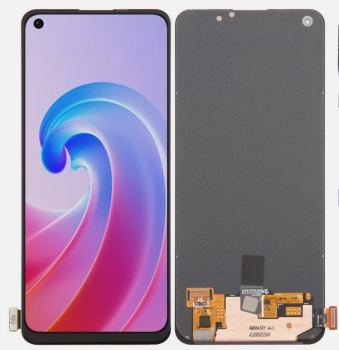 Дисплей Oppo A96 5G PFUM10 с сенсором (тачскрином) черный OLED