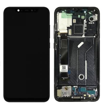 Дисплей Xiaomi Mi8 с сенсором (тачскрином) черный с рамкой TFT