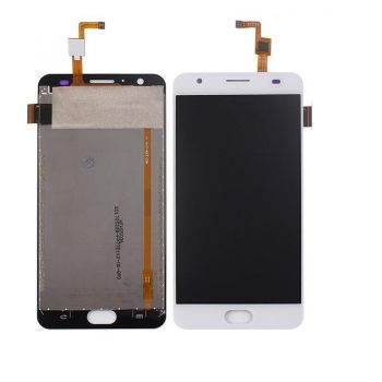 Дисплей Oukitel K6000 Plus с сенсором (тачскрином) белый Оригинал
