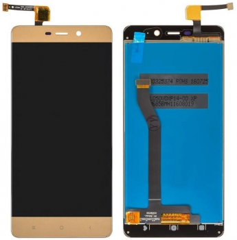 Дисплей (LCD) Xiaomi Redmi 4A с сенсором золотой Оригинал