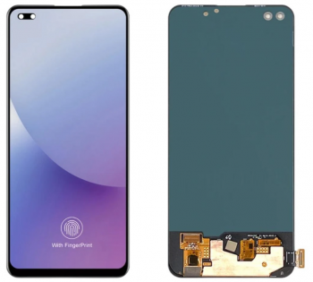 Дисплей Oppo A93 CPH2121. Oppo Reno 4 Lite CPH2125. Oppo Reno 4 5G CPH2091 с сенсором (тачскрином) черный OLED