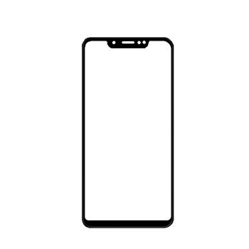 Стекло сенсорного экрана Tecno Spark 3 KB7, Spark 3 Pro KB8 черное Оригинал