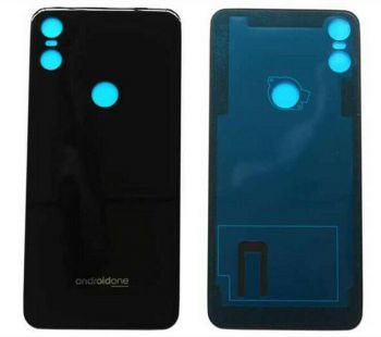 Задняя крышка корпуса Motorola One XT1941, XT1941-4 черная Оригинал