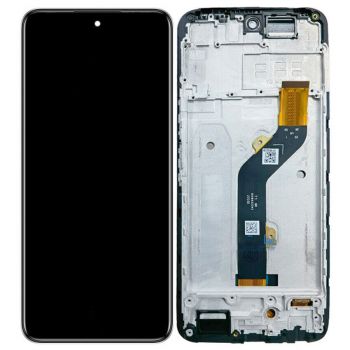 Дисплей Infinix Hot 20 X6826, X6826B, X6826C с сенсором (тачскрином) черный с рамкой Оригинал