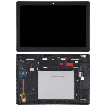 Дисплей Lenovo TB-X505F, TB-X505L Tab M10 с сенсором (тачскрином) черный с рамкой