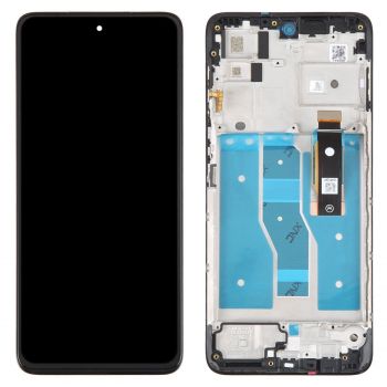 Дисплей Motorola XT2221, XT2221-1 Moto G52. Motorola XT2225, XT2225-1 Moto G82 с сенсором (тачскрином) черный с рамкой Оригинал
