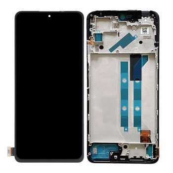 Дисплей Xiaomi Redmi Note 12 Pro 4G 2209116AG с сенсором (тачскрином) черный с рамкой OLED