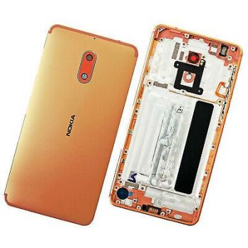 Задняя крышка корпуса Nokia 6 Dual SIM TA-1021, TA-1033, TA-1000, TA-1003, TA-1025, TA-1039 бронзовая Оригинал