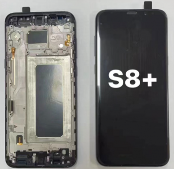 Дисплей Samsung G955 (SM-G955F, SM-G955FD) Galaxy S8 Plus с сенсором (тачскрином) черный с рамкой OLED