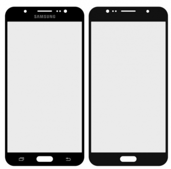 Стекло сенсорного экрана Samsung J710F Galaxy J7 (2016) чёрное Оригинал