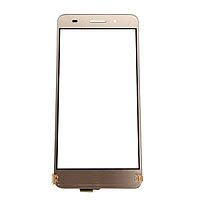 Сенсор (тачскрин) для Huawei Y6 II (CAM-L21), Honor 5A (CAM-AL00) золотой Оригинал