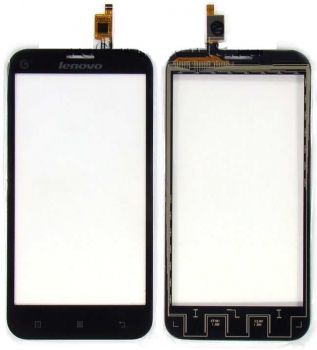 Сенсор (тачскрин) для Lenovo A678T чёрный Оригинал