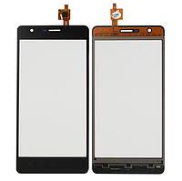 Сенсор (тачскрин) для Oukitel K4000 Lite чёрный Оригинал