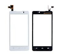 Сенсор (тачскрин) для Prestigio 4505 MultiPhone PAP Duo белый Оригинал