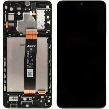 Дисплей Samsung A326 (SM-A326B, SM-A326B/DS) Galaxy A32 5G с сенсором (тачскрином) черный с рамкой