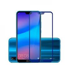 Стекло сенсорного экрана Huawei P20 синее Оригинал
