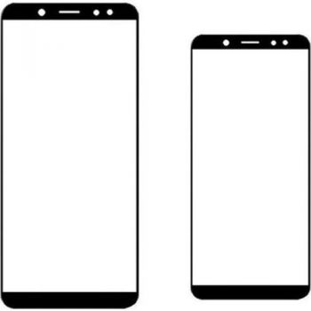 Стекло сенсорного экрана Samsung A605 Galaxy A6 Plus (2018), черное Оригинал