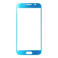 Стекло сенсорного экрана Samsung A720F Galaxy A7 (2017) голубое Оригинал