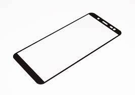 Стекло сенсорного экрана Samsung J600 Galaxy J6 (2018) черное Оригинал
