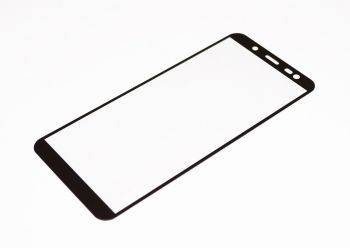 Стекло сенсорного экрана Samsung J600 Galaxy J6 (2018) черное + OCA пленка Оригинал