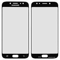 Стекло сенсорного экрана Samsung J730F Galaxy J7 (2017) чёрное Оригинал