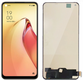 Дисплей Oppo A78 4G CPH2565 с сенсором (тачскрином) черный TFT