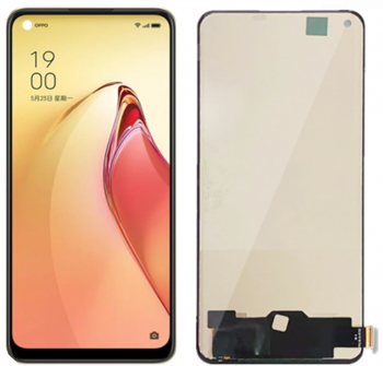 Дисплей Realme 9 Pro Plus RMX3392, RMX3393 с сенсором (тачскрином) черный TFT