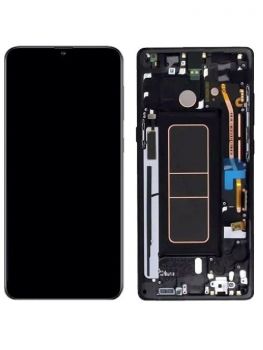 Дисплей Samsung A515 (SM-A515F) Galaxy A51 с сенсором (тачскрином) черный с рамкой Оригинал