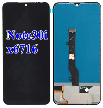 Дисплей Infinix Note 30i X6716 с сенсором (тачскрином) черный OLED
