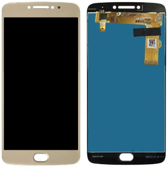 Дисплей (LCD) Motorola XT1770 Moto E4 Plus, XT1771, XT1775 с сенсором золотой