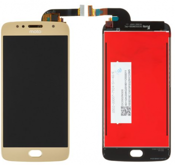 Дисплей (LCD) Motorola XT1794 Moto G5s с сенсором золотой