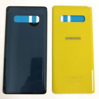 Задняя крышка корпуса Samsung G975 (SM-G975F, SM-G975F/DS) Galaxy S10 Plus желтая Оригинал