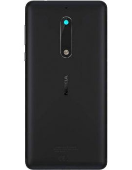 Задняя крышка корпуса Nokia 5 Dual SIM TA-1053, TA-1024, TA-1044, TA-1027 черная Оригинал