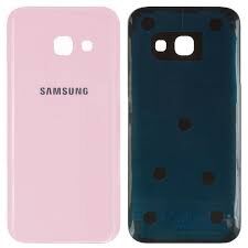 Задняя крышка Samsung A320 Galaxy A3 (2017) розовая оригинал