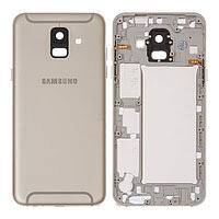 Задняя крышка Samsung A600 Galaxy A6 (2018) серебристая
