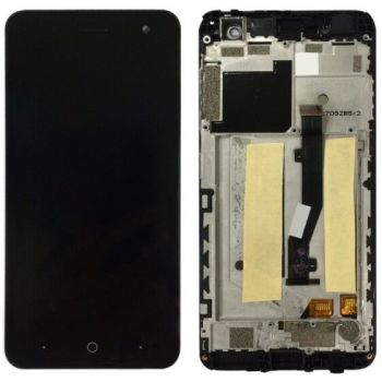 Дисплей ZTE Blade V8 Lite V0820 с сенсором (тачскрином) черный с рамкой Оригинал